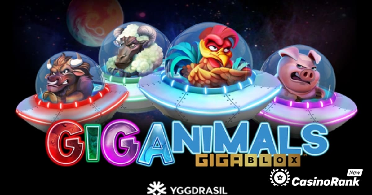 Отправьтесь в межгалактическое путешествие в Giganimals GigaBlox от Yggdrasil