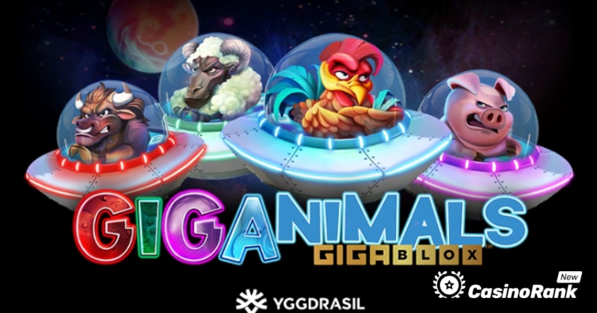 Отправьтесь в межгалактическое путешествие в Giganimals GigaBlox от Yggdrasil